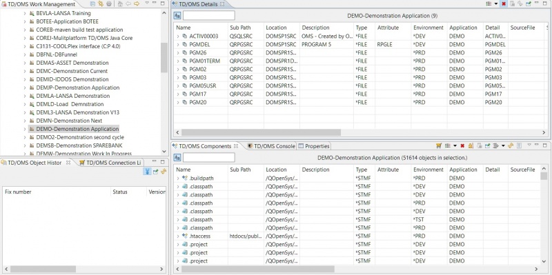 Select System, Application or Task in details view